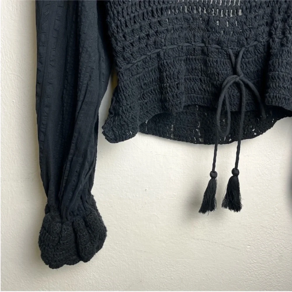 FREE PEOPLE Megan Crochet Top